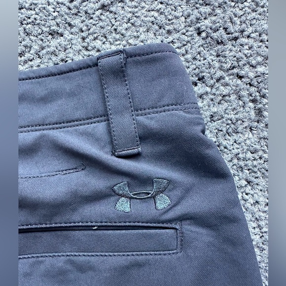 Mens Under Armour Match Play Golf Pants Waist 36 Length 32 Black Activewear - Picture 10 of 11